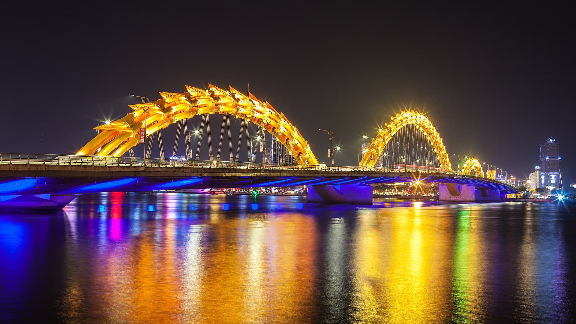 Da Nang Dragon Bridge Vietnam